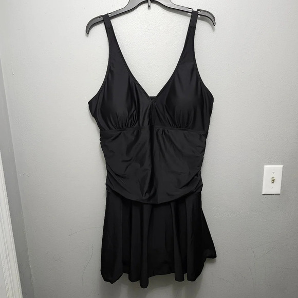 Summer Mae women's one piece swim suit size 4XL black new with tags - Picture 1 of 8